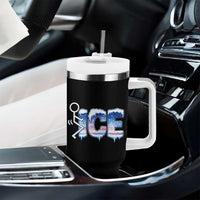Fck Ice Tumbler With Handle Sarcastic Immigration Protest