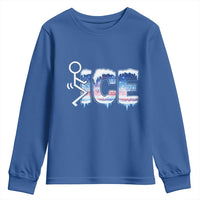 Fck Ice Youth Sweatshirt Sarcastic Immigration Protest