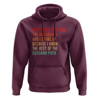 First They Came For The Immigrants Hoodie Retro Human Rights Protest