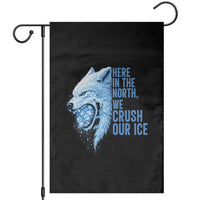 Crush Ice Garden Flag Wolf Human Rights Protest