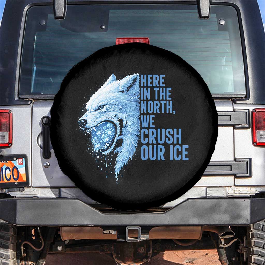 Crush Ice Spare Tire Cover Wolf Human Rights Protest