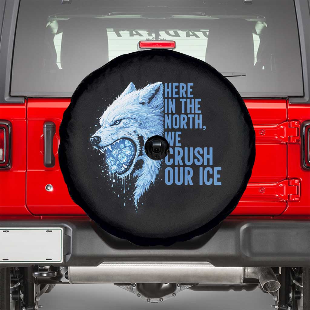 Crush Ice Spare Tire Cover Wolf Human Rights Protest