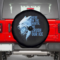 Crush Ice Spare Tire Cover Wolf Human Rights Protest