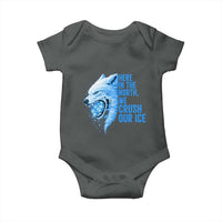 Crush Ice Baby Onesie Wolf Human Rights Protest