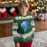 Crush Ice Ugly Christmas Sweater Wolf Human Rights Protest
