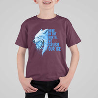 Crush Ice T Shirt For Kid Wolf Human Rights Protest