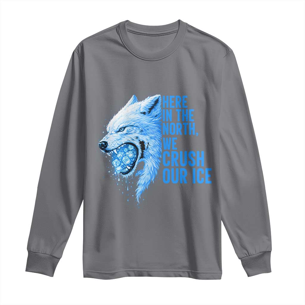 Crush Ice Long Sleeve Shirt Wolf Human Rights Protest