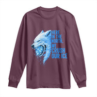 Crush Ice Long Sleeve Shirt Wolf Human Rights Protest