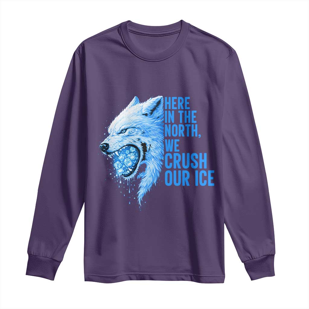 Crush Ice Long Sleeve Shirt Wolf Human Rights Protest