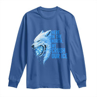 Crush Ice Long Sleeve Shirt Wolf Human Rights Protest