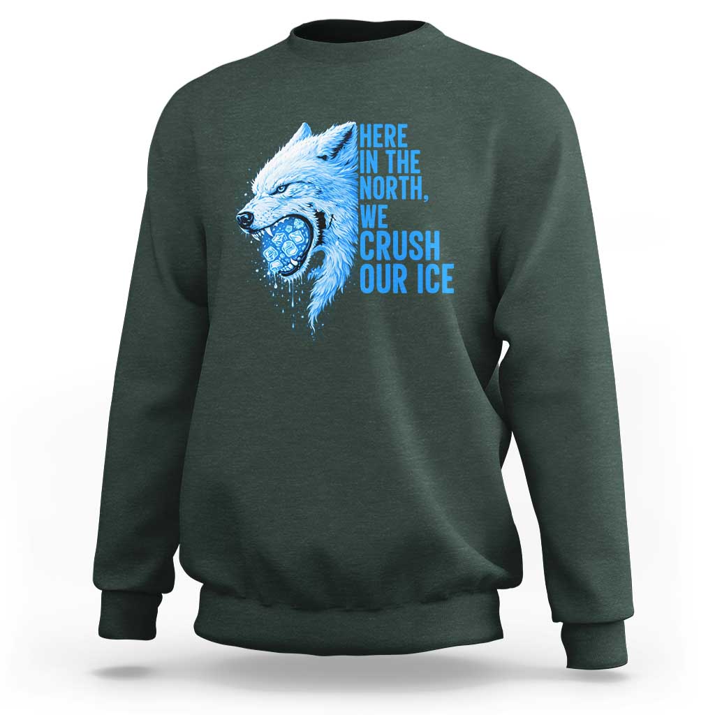 Crush Ice Sweatshirt Wolf Human Rights Protest