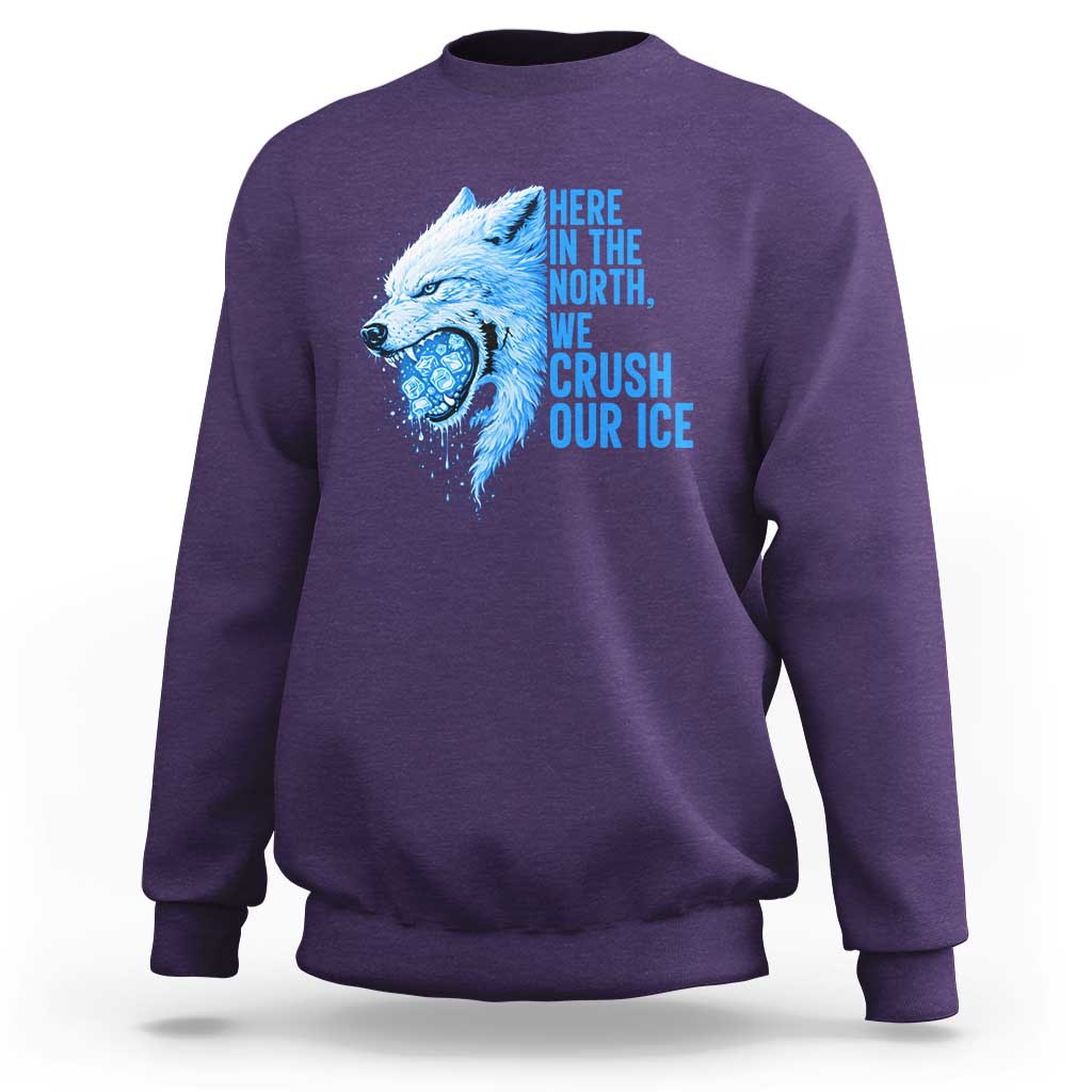 Crush Ice Sweatshirt Wolf Human Rights Protest