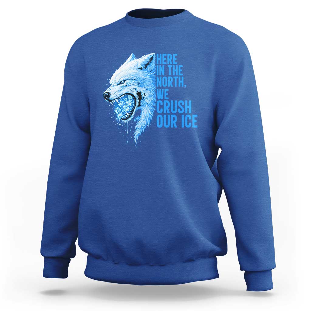 Crush Ice Sweatshirt Wolf Human Rights Protest