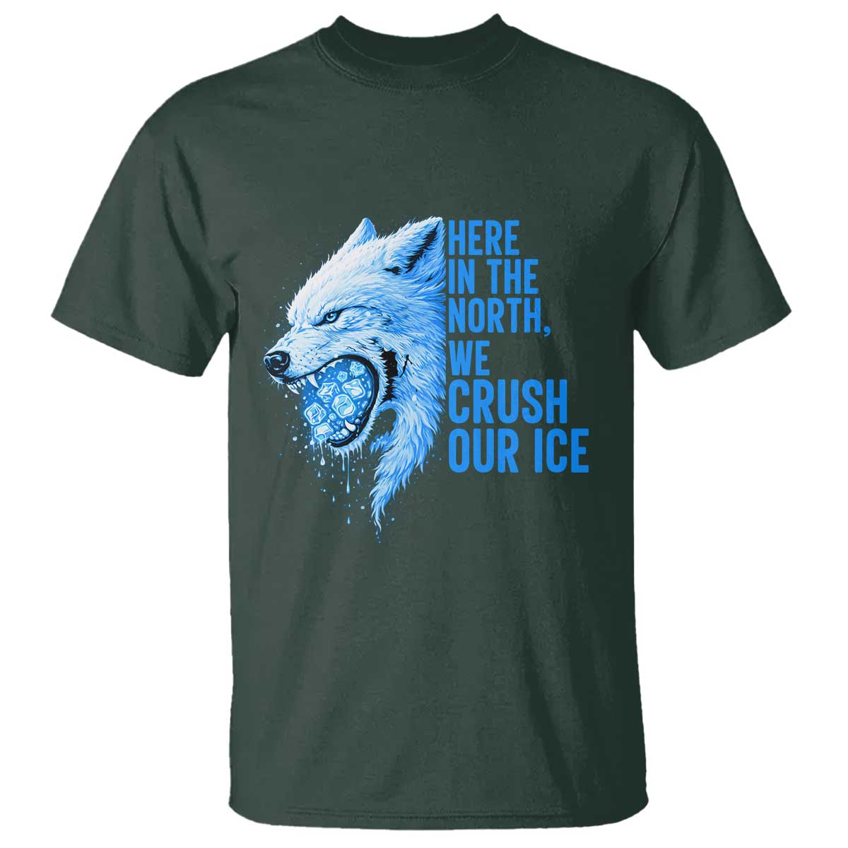 Crush Ice T Shirt Wolf Human Rights Protest