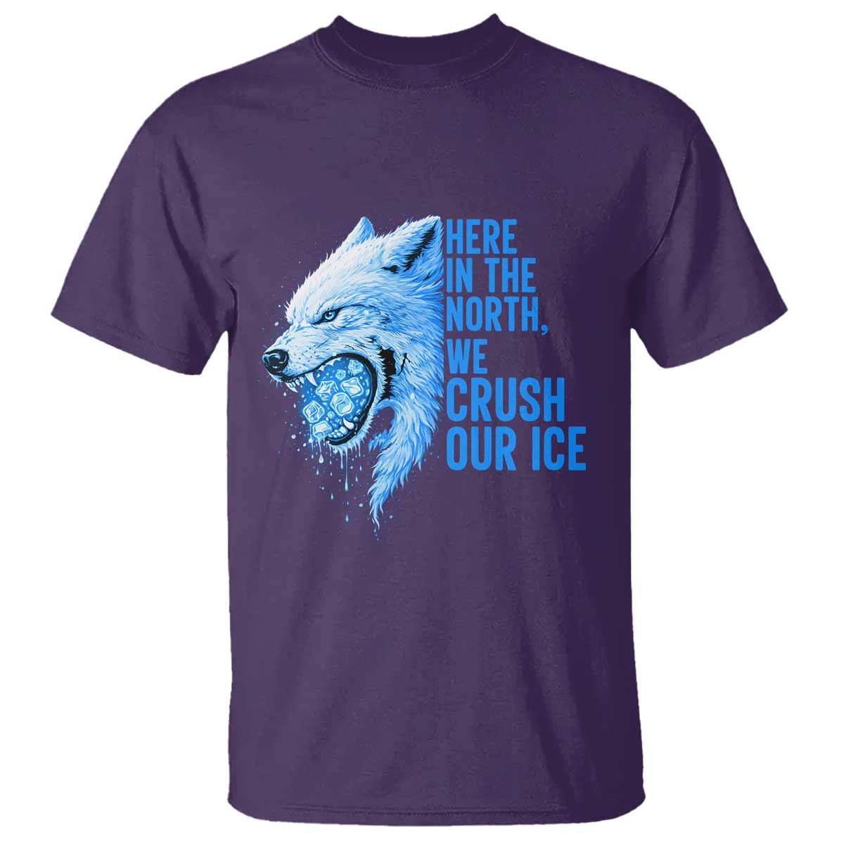 Crush Ice T Shirt Wolf Human Rights Protest