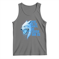 Crush Ice Tank Top Wolf Human Rights Protest