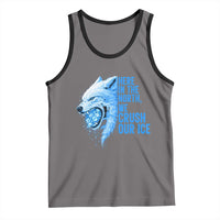 Crush Ice Tank Top Wolf Human Rights Protest