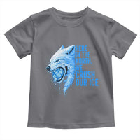 Crush Ice Toddler T Shirt Wolf Human Rights Protest