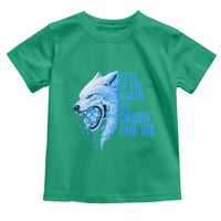 Crush Ice Toddler T Shirt Wolf Human Rights Protest