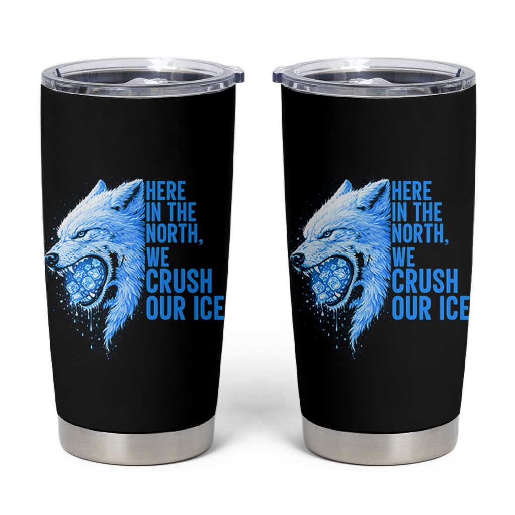Crush Ice Tumbler Cup Wolf Human Rights Protest
