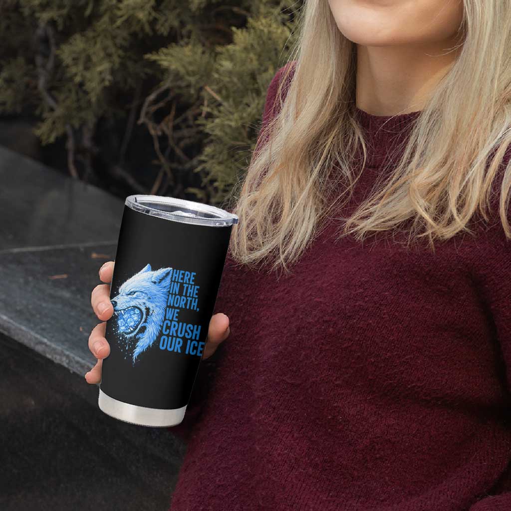 Crush Ice Tumbler Cup Wolf Human Rights Protest