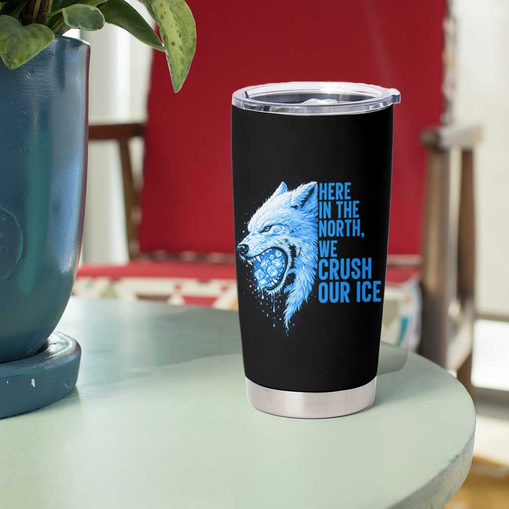 Crush Ice Tumbler Cup Wolf Human Rights Protest
