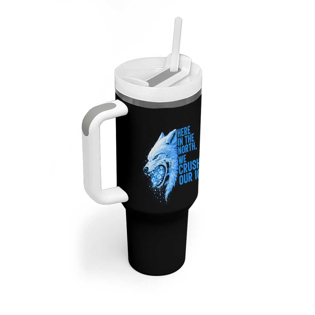 Crush Ice Tumbler With Handle Wolf Human Rights Protest