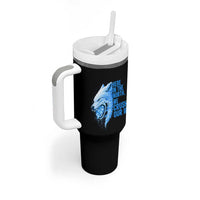 Crush Ice Tumbler With Handle Wolf Human Rights Protest