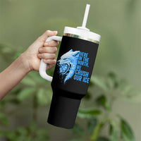 Crush Ice Tumbler With Handle Wolf Human Rights Protest