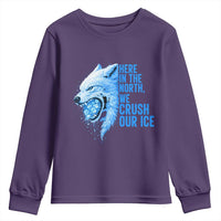 Crush Ice Youth Sweatshirt Wolf Human Rights Protest