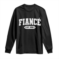 Fiance Est 2026 Long Sleeve Shirt Future Mr. and Mrs. Boyfriend Engagement Gift