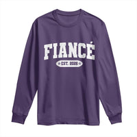 Fiance Est 2026 Long Sleeve Shirt Future Mr. and Mrs. Boyfriend Engagement Gift
