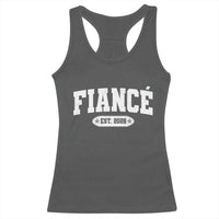 Fiance Est 2026 Racerback Tank Top Future Mr. and Mrs. Boyfriend Engagement Gift