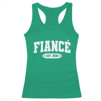 Fiance Est 2026 Racerback Tank Top Future Mr. and Mrs. Boyfriend Engagement Gift