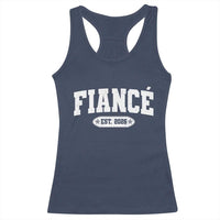 Fiance Est 2026 Racerback Tank Top Future Mr. and Mrs. Boyfriend Engagement Gift