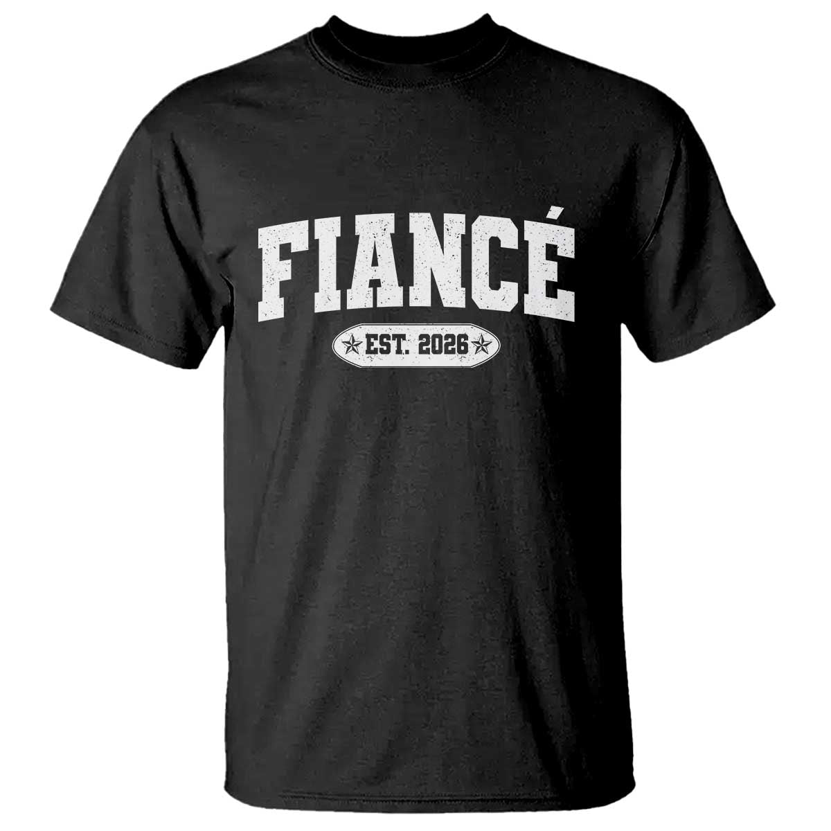 Fiance Est 2026 T Shirt Future Mr. and Mrs. Boyfriend Engagement Gift