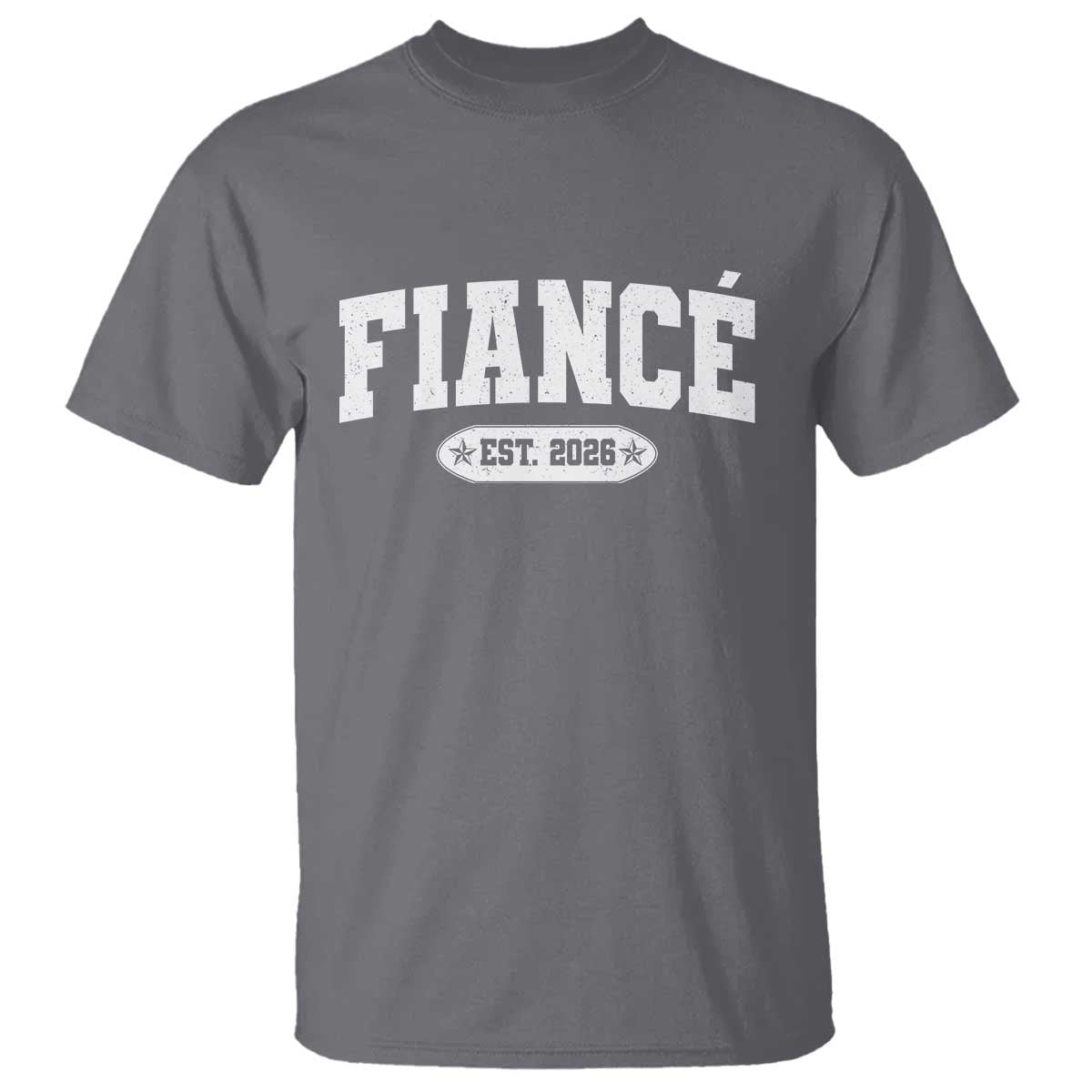 Fiance Est 2026 T Shirt Future Mr. and Mrs. Boyfriend Engagement Gift