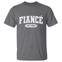 Fiance Est 2026 T Shirt Future Mr. and Mrs. Boyfriend Engagement Gift