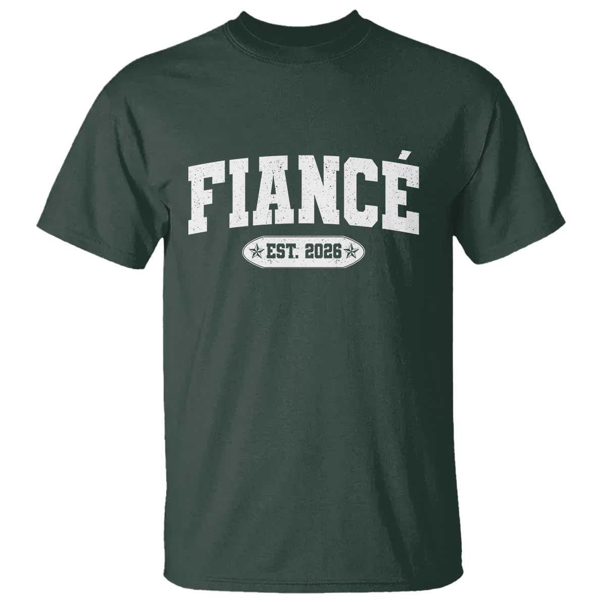 Fiance Est 2026 T Shirt Future Mr. and Mrs. Boyfriend Engagement Gift