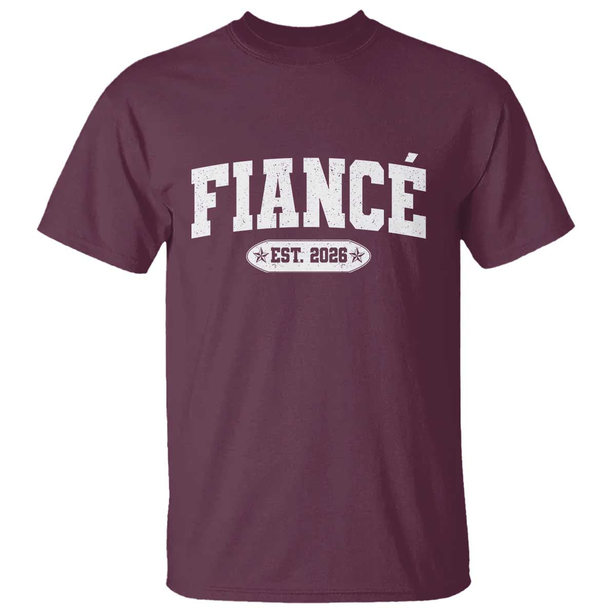 Fiance Est 2026 T Shirt Future Mr. and Mrs. Boyfriend Engagement Gift
