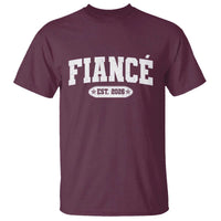Fiance Est 2026 T Shirt Future Mr. and Mrs. Boyfriend Engagement Gift