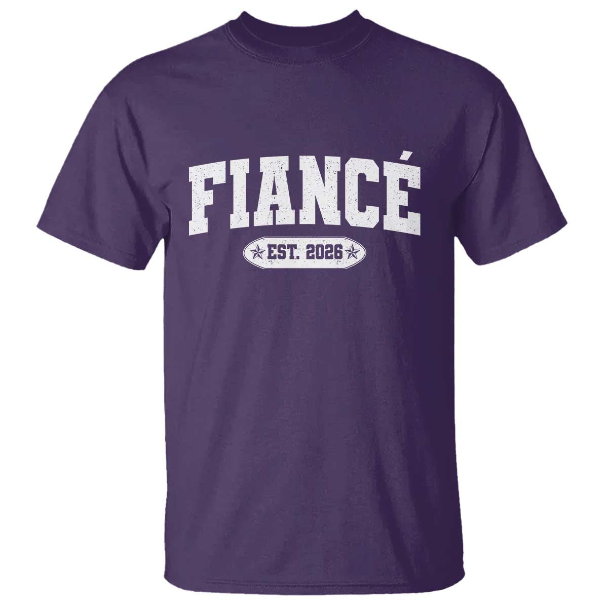 Fiance Est 2026 T Shirt Future Mr. and Mrs. Boyfriend Engagement Gift