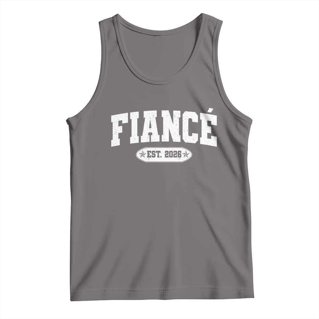 Fiance Est 2026 Tank Top Future Mr. and Mrs. Boyfriend Engagement Gift