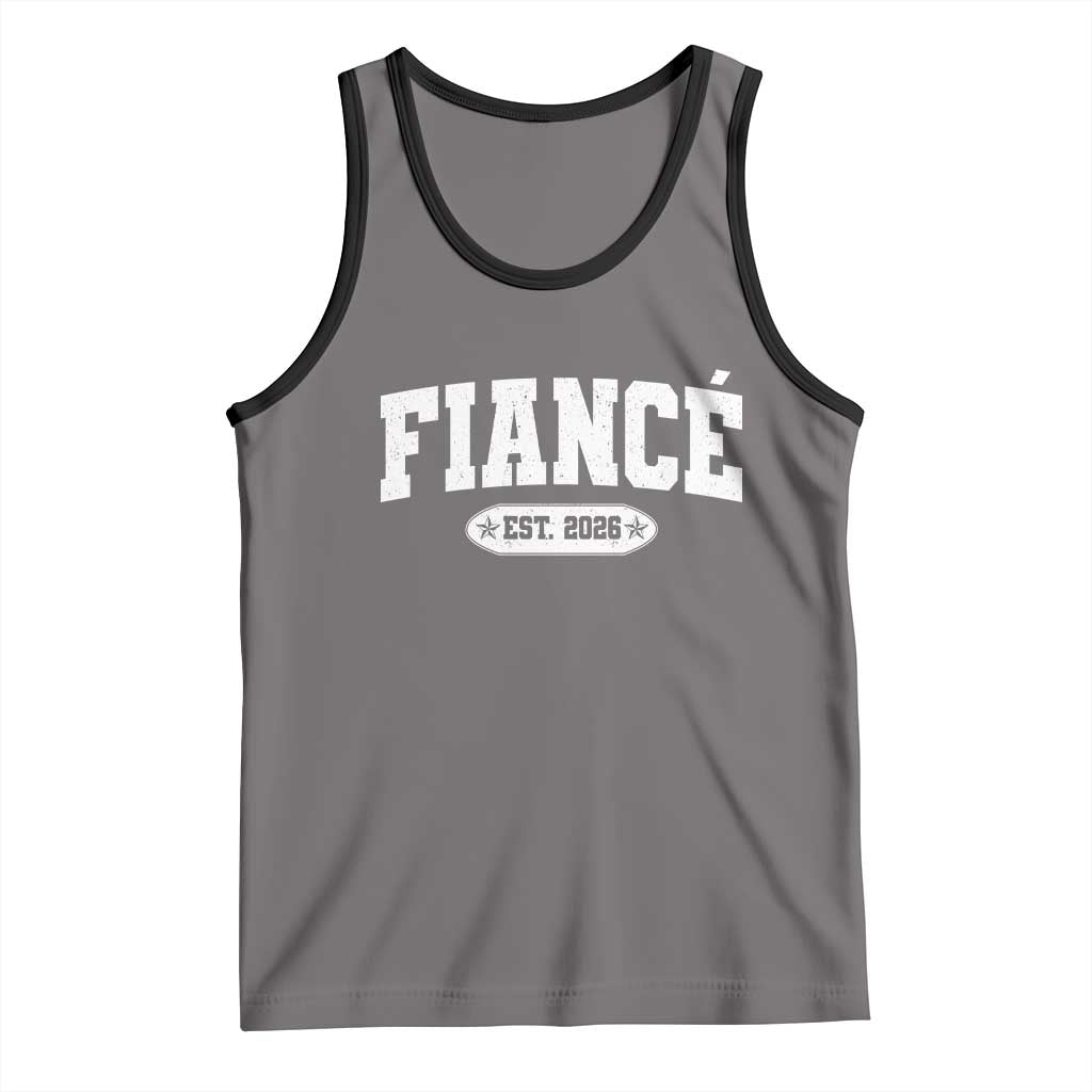 Fiance Est 2026 Tank Top Future Mr. and Mrs. Boyfriend Engagement Gift
