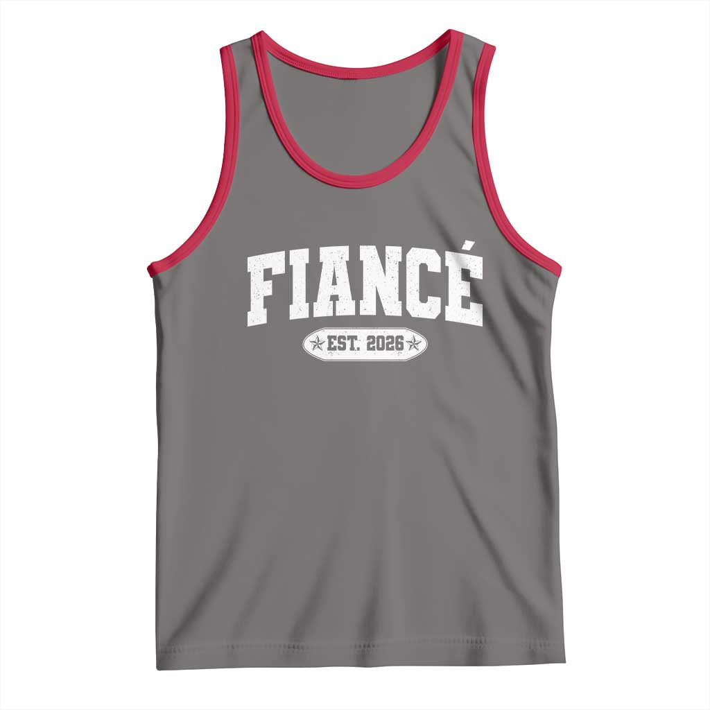 Fiance Est 2026 Tank Top Future Mr. and Mrs. Boyfriend Engagement Gift