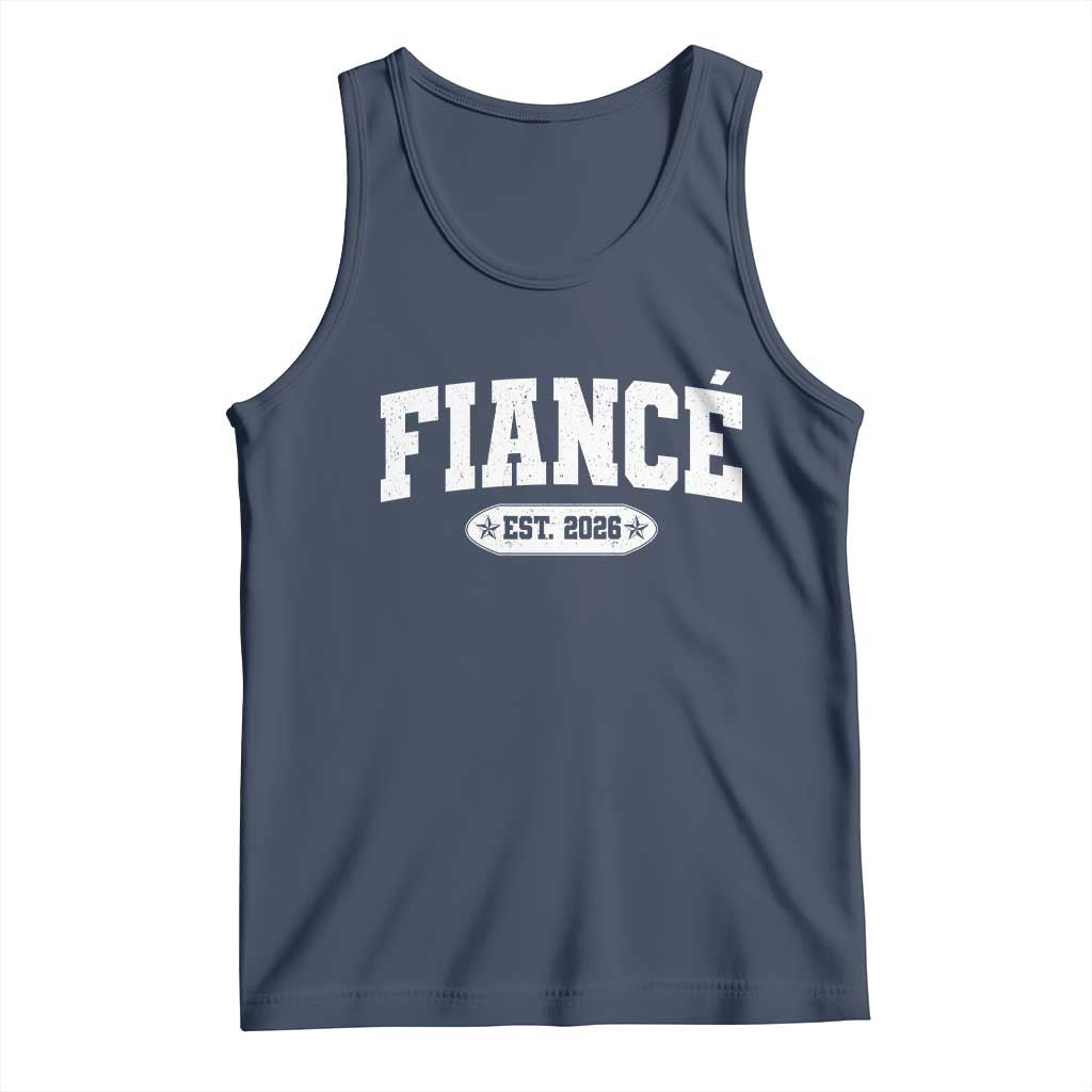 Fiance Est 2026 Tank Top Future Mr. and Mrs. Boyfriend Engagement Gift