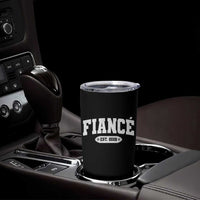 Fiance Est 2026 Tumbler Cup Future Mr. and Mrs. Boyfriend Engagement Gift