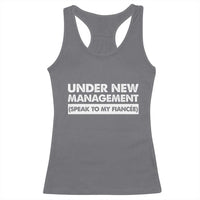 Funny Fiancé Racerback Tank Top Engagement Gift For Fiance Bachelor Party