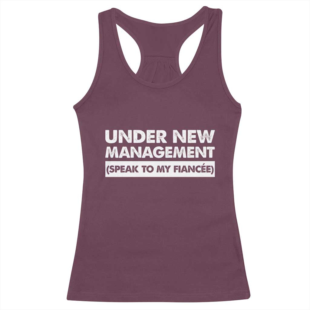 Funny Fiancé Racerback Tank Top Engagement Gift For Fiance Bachelor Party
