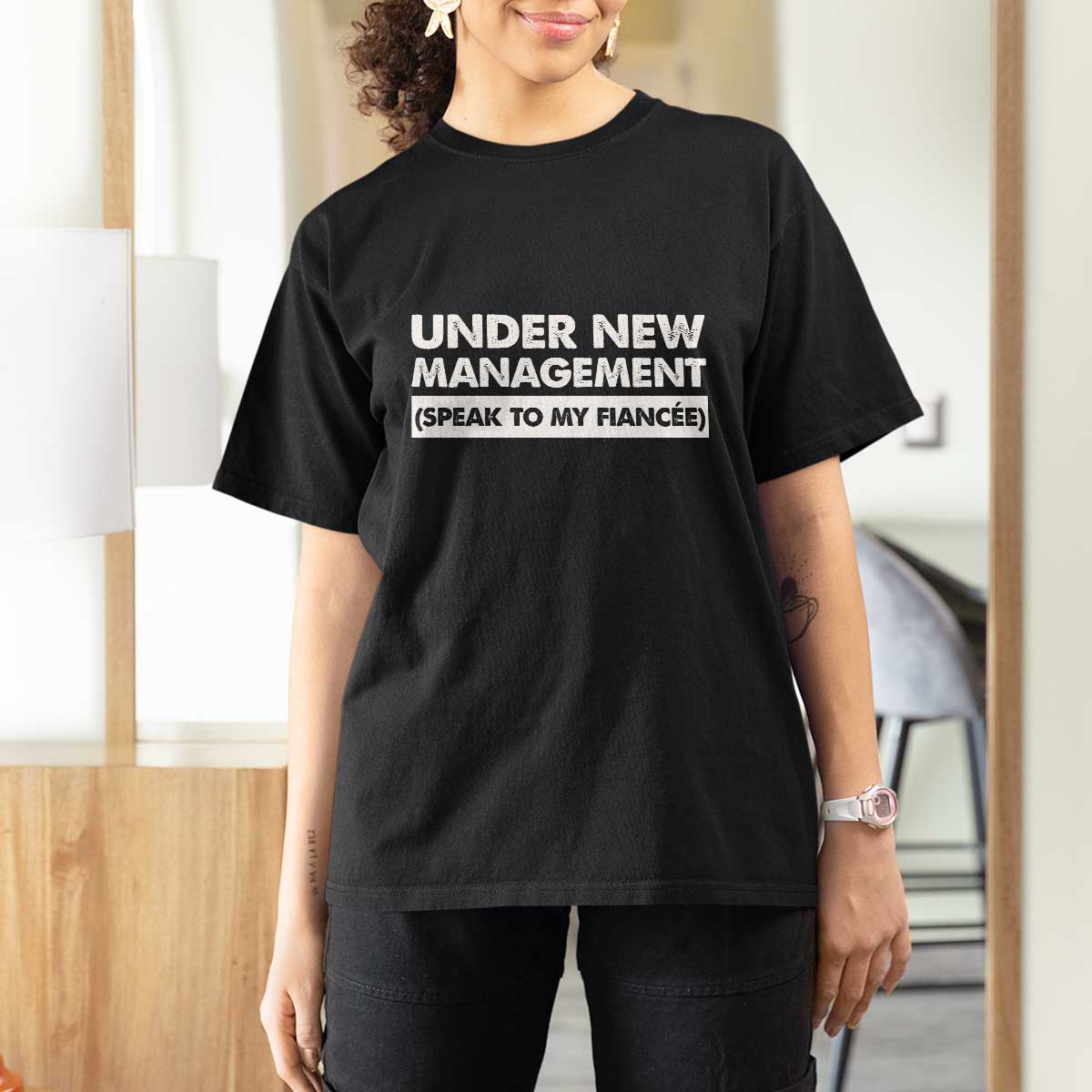 Funny Fiancé T Shirt For Women Engagement Gift For Fiance Bachelor Party